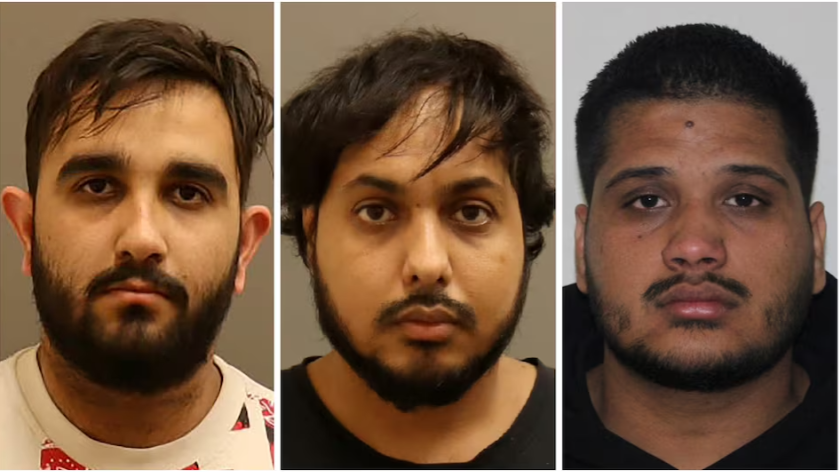 karan brar kamalpreet singh and karanpreet singh the three individuals charged with first degree murder and conspiracy to commit murder in relation to the murder in canada of sikh separatist leader hardeep singh nijjar in 2023 are seen in a combination of undated photographs released by the integrated homicide investigation team ihit ihit handout via reuters