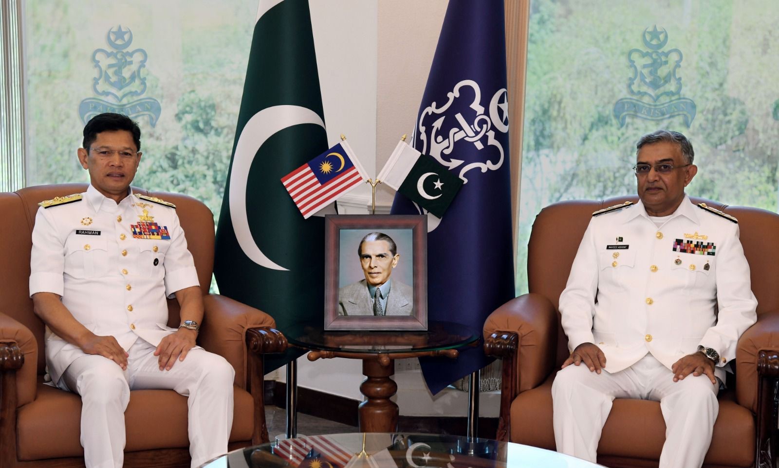 Chief of Royal Malaysian Navy calls on CNS Admiral Naveed Ashraf