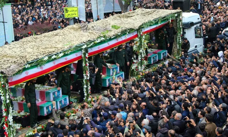 Iranians pay last respects to late president Raisi killed in copter crash