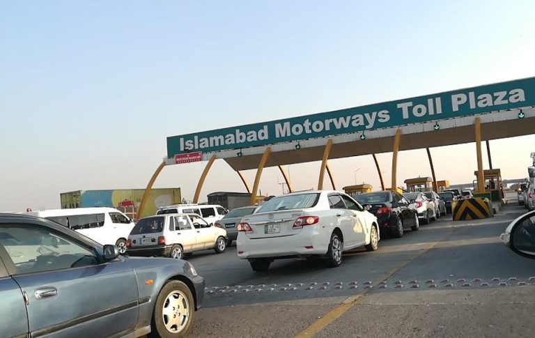 Lahore-Islamabad Motorway M2 toll tax for cars from May 2024