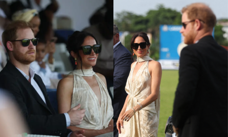 Meghan Markle sports halter dress for final day in Nigeria