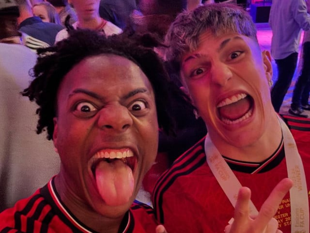 Outrage after YouTuber IShowSpeed crashes Man Utd’s FA Cup after-party