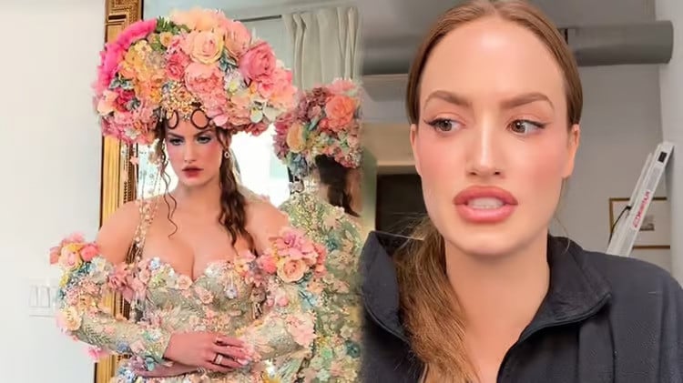 TikTok Star Haleyy Baylee under fire for "Let Them Eat Cake" video at met gala