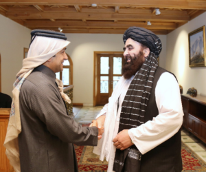 mutlaq bin majed al qahtani the special envoy of qatar s foreign minister took part in meetings with acting foreign minister amir khan muttaqi in kabul photo twitter qaharbalkhi