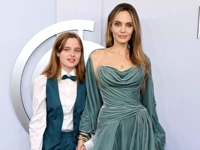 Angelina Jolie debuts new tattoo at 2024 Tony Awards, celebrates The Outsiders nomination