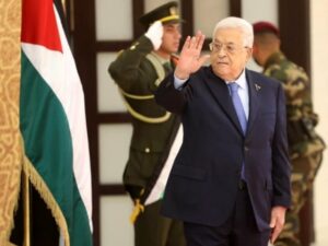 abbas expressed his gratitude to armenian president vahagn khachaturyan for accepting palestinian state photo anadolou agency