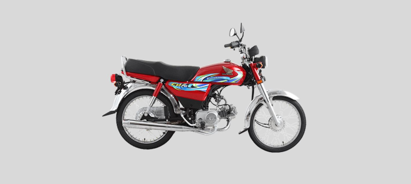 Honda CD 70 Red price update in Pakistan from June 2024