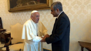 Interior Minister, Pope Francis discuss promotion of peace