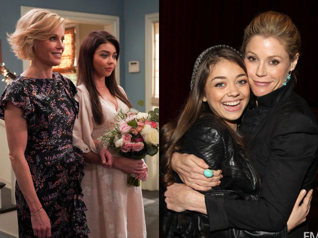 Julie Bowen reveals she helped Sarah Hyland get out of abusive relationship on set of Modern Family