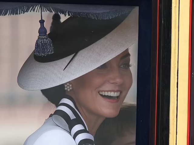 Kate Middleton returns to public life at Trooping the Colour amid cancer battle