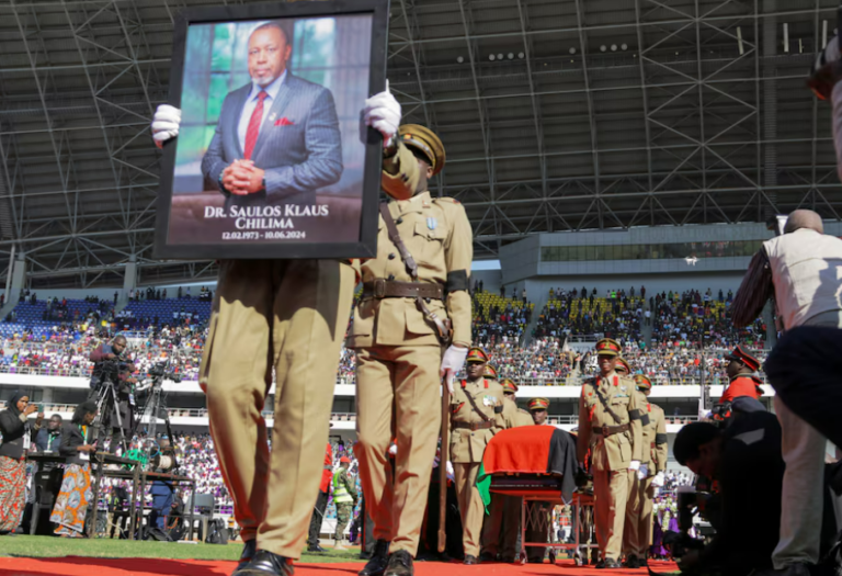 Malawi mourns Vice President Saulos Klaus Chilima amid protests over plane crash response