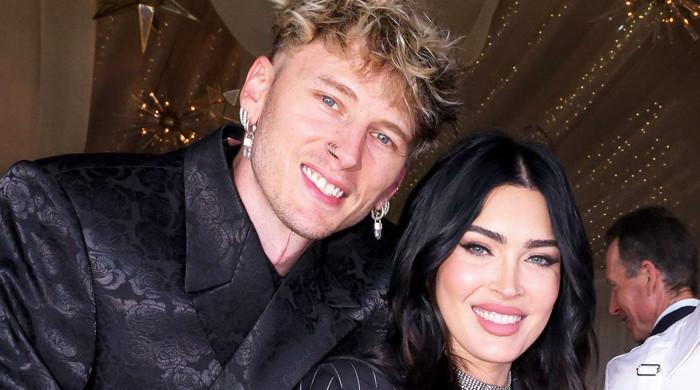 Megan Fox, Machine Gun Kelly matching blazers for date night