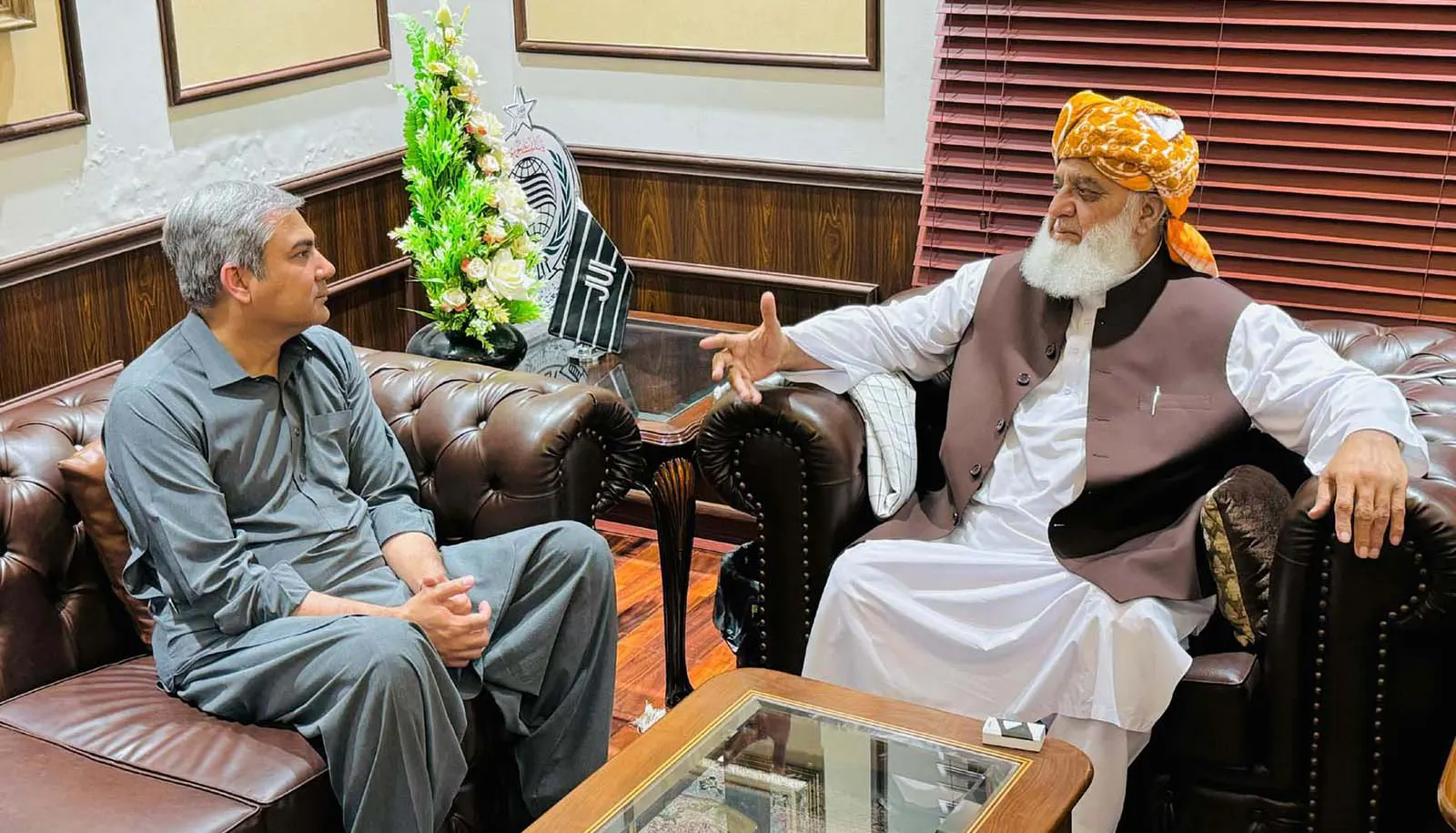 Mohsin holds meetings with President Zardari, Fazl