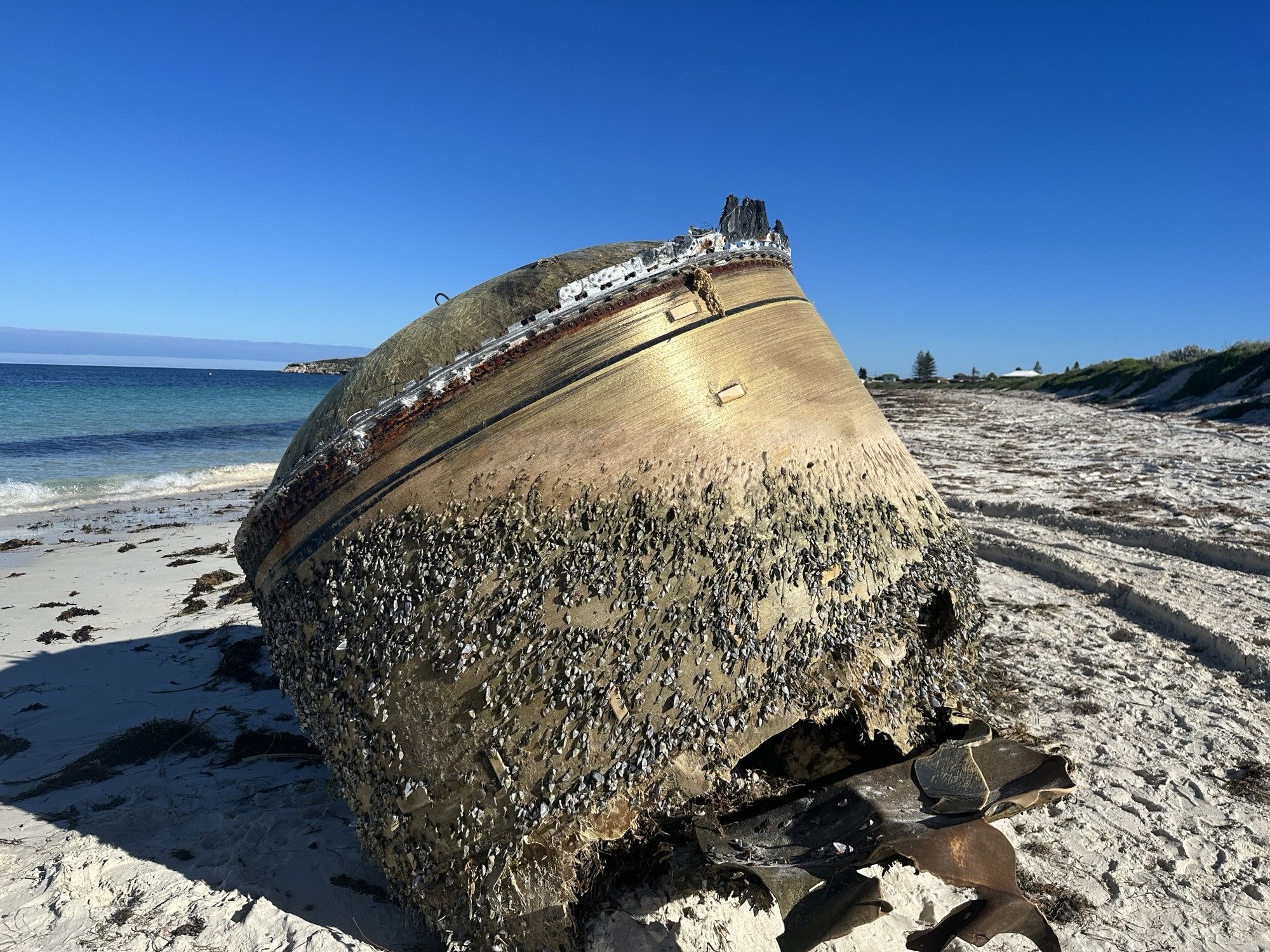 the australian space agency says the object was most likely debris from an expended third stage of a polar satellite launch vehicle photo twitter ausspaceagency