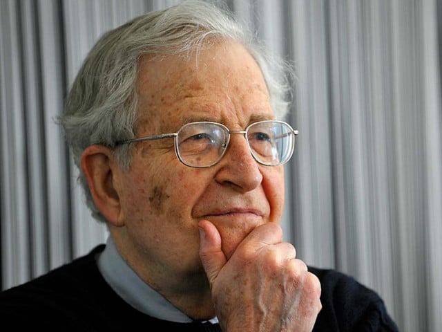 professor noam chomsky photo afp file