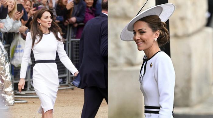 Princess Kate shines bright in elegant white at Trooping the Colour