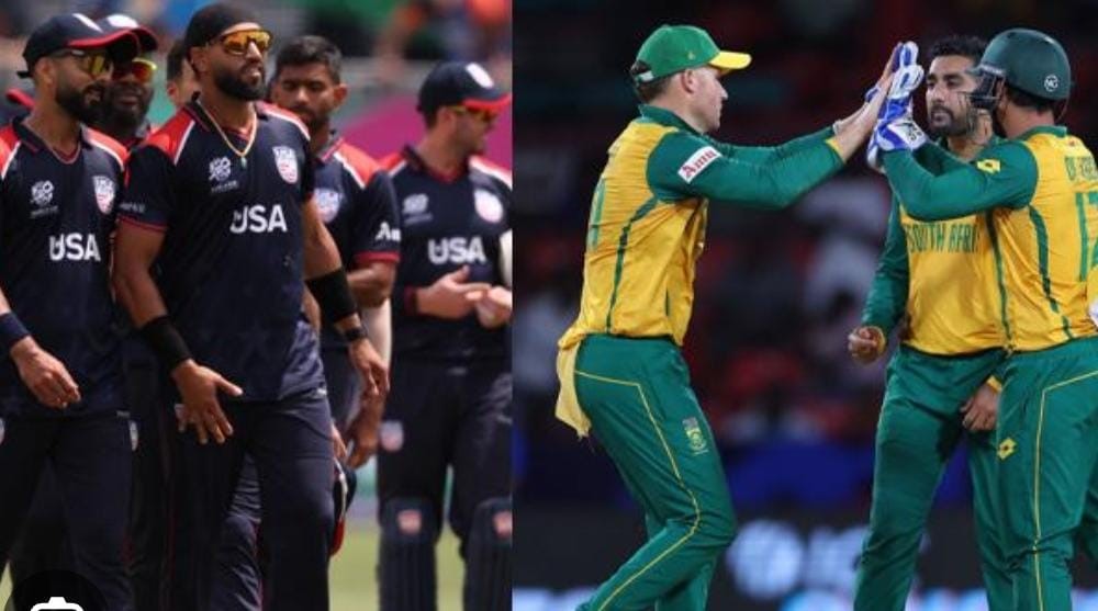 T20 World Cup 2024: USA opt to bowl first against South Africa