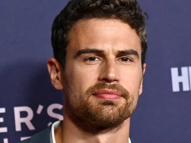 Theo James recalls an embarrassing incident during his music career.