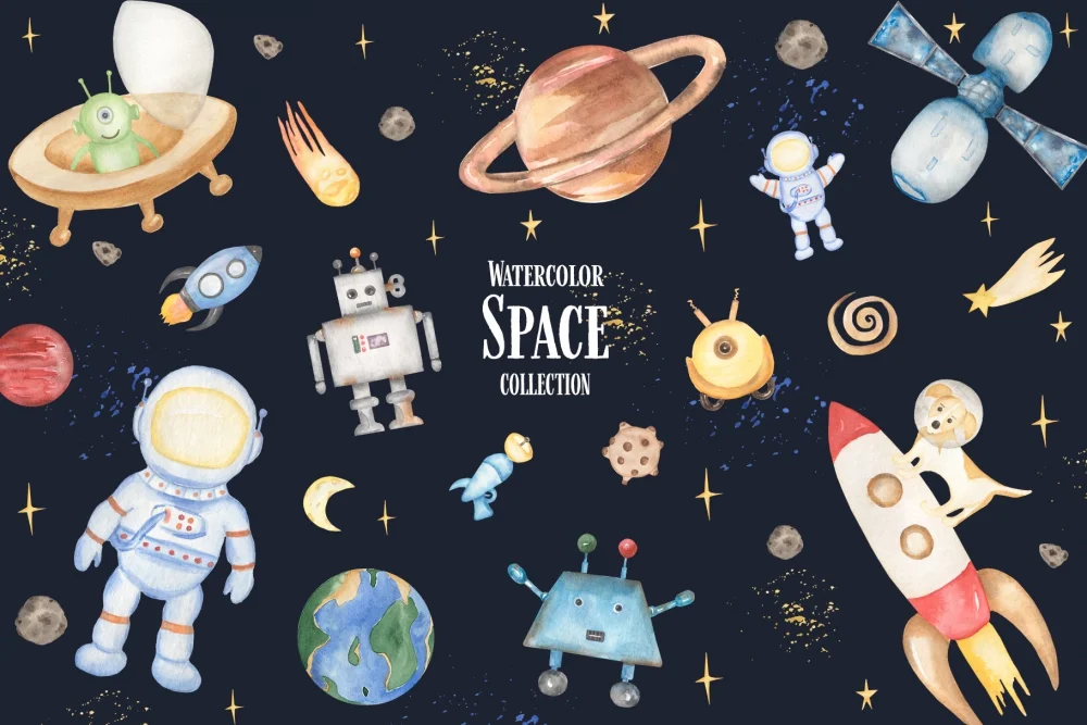 Top 11 Space Clipart Collections for Every Project